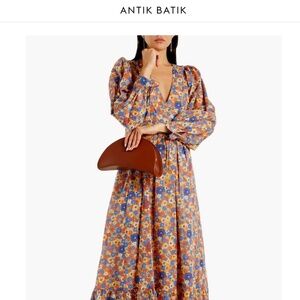 Antik Batik Paolina cotton voile maxi dress, size large